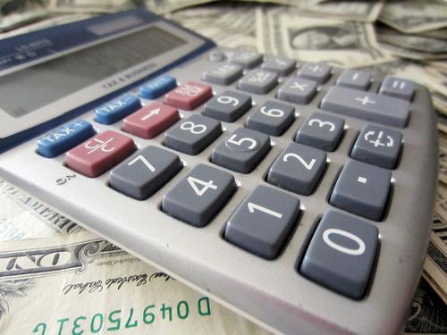 Calculator and Cash